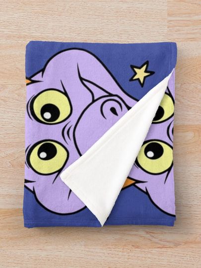Figment with Stars Throw Blanket