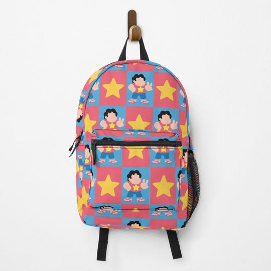 Steven Universe Star Pattern Backpack