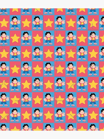 Steven Universe Star Pattern Backpack