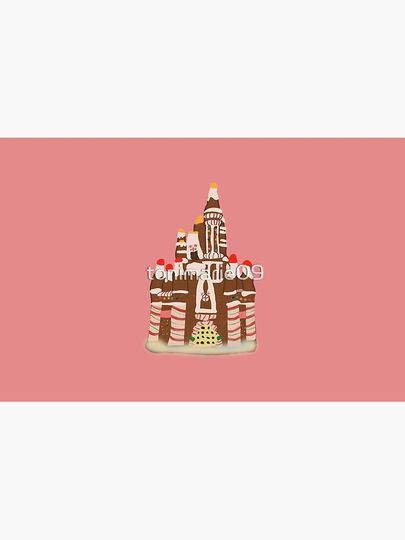 Disney Christmas Gingerbread Castle Makeup Bag