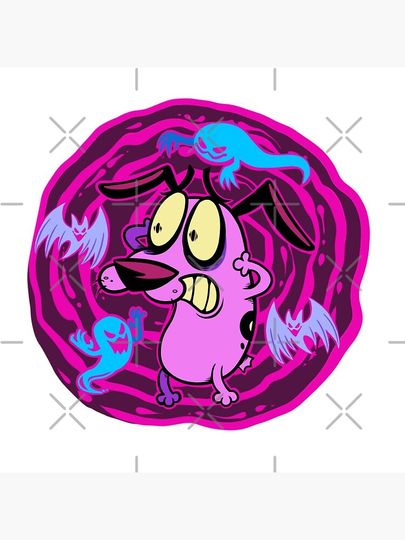 Courage the Cowardly Dog Bats n' Ghosts Pin