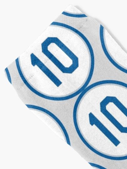 Justin Turner #10 Jersey Number Socks