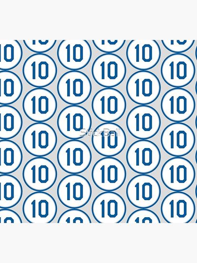 Justin Turner #10 Jersey Number Socks
