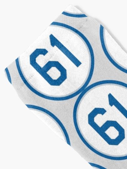 Chan Ho Park #61 Jersey Number Socks
