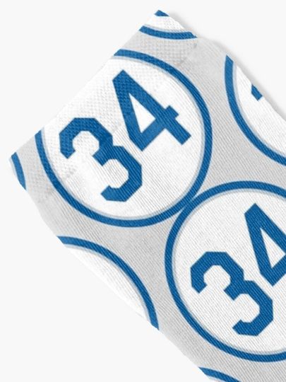 FRD Valenzuela #34 Jersey Number Socks