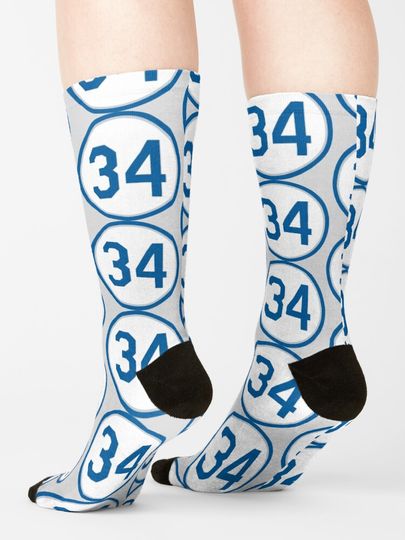 FRD Valenzuela #34 Jersey Number Socks
