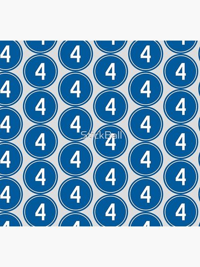 Duke Snider #4 Jersey Number Socks