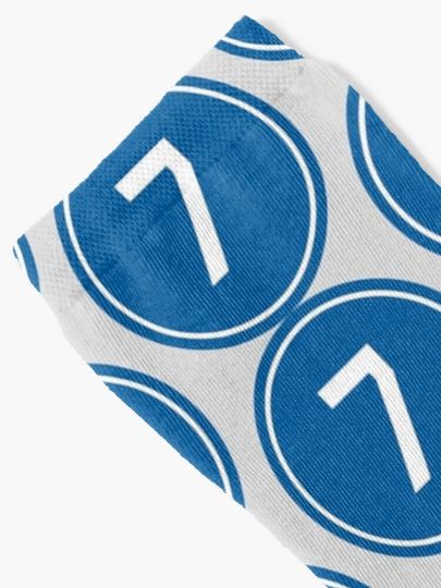 Julio Urias #7 Jersey Number Socks