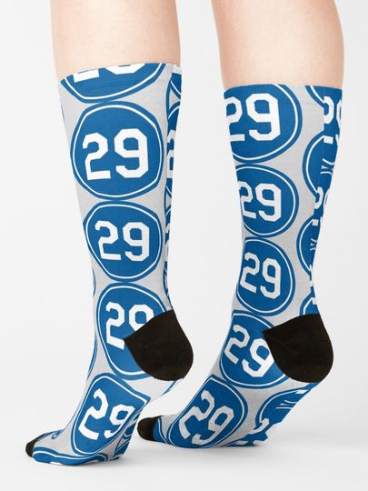 Adrian Beltre #29 Jersey Number Socks