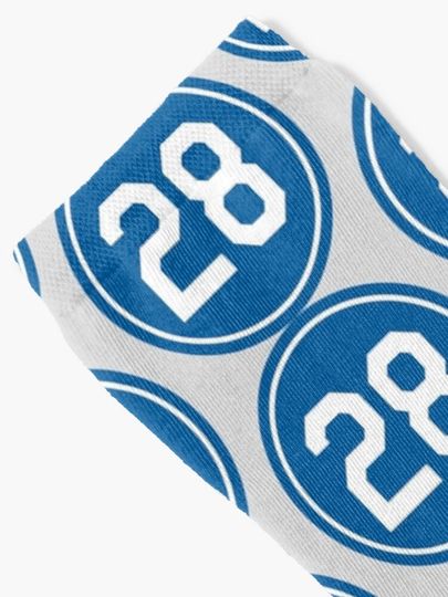 Pedro Guerrero #28 Jersey Number Socks