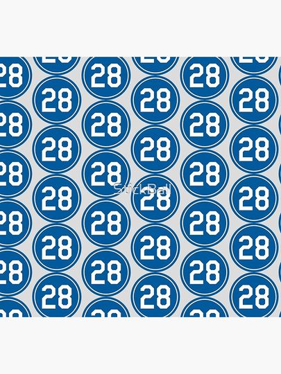Pedro Guerrero #28 Jersey Number Socks