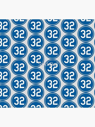 Sandy Koufax #32 Jersey Number Socks