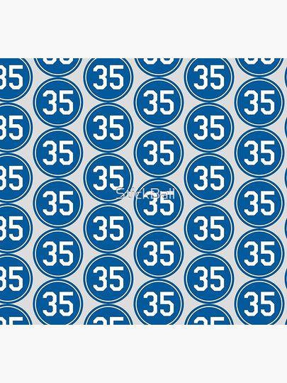 Cody Bellinger #35 Jersey Number Socks