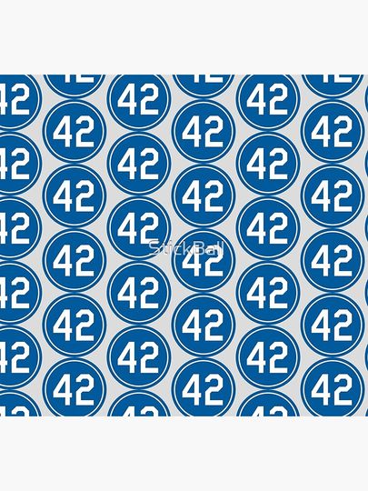 Jackie Robinson #42 Jersey Number Socks