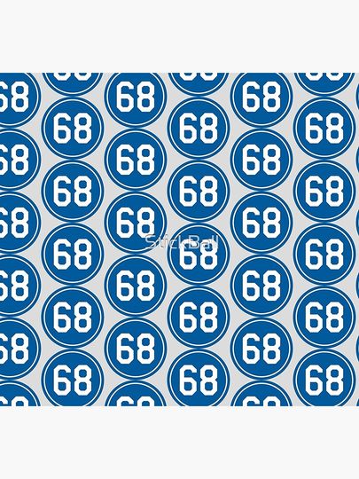 Ross Stripling #68 Jersey Number Socks