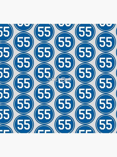 Orel Hershiser #55 Jersey Number Socks