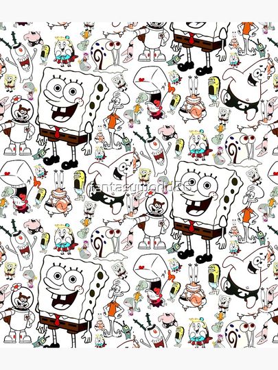 Spongebob Family  Backpack