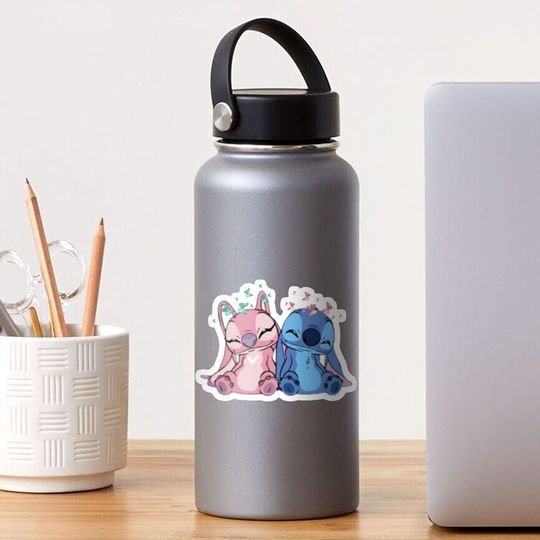 Stitch and Angel Sticker