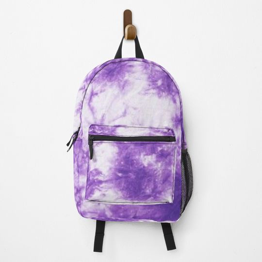 Purple Tie Dye Backpack
