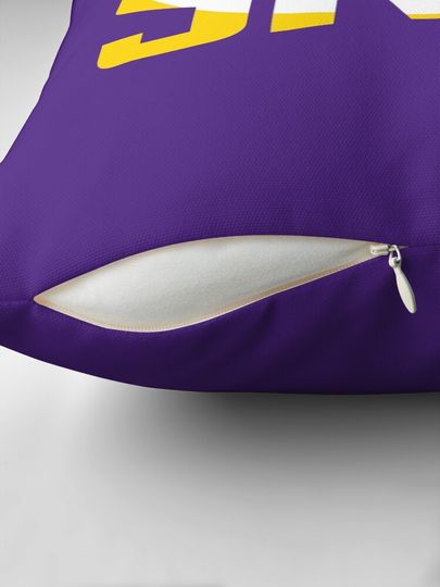 Minnesota Vikings Skol Text Design Pillow