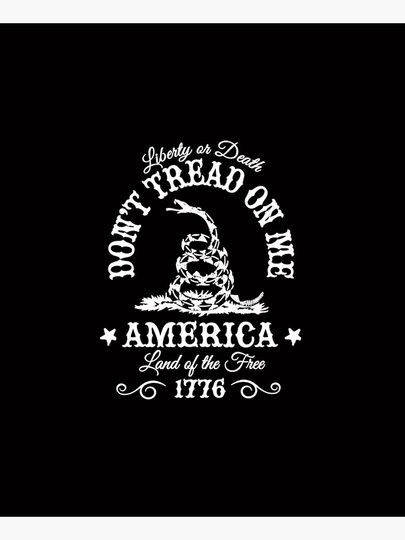 Dont Tread On Me Back Design Apron