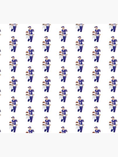 Josh Allen, Buffalo Bills, Duff's Chicken Wings Sticker Socks