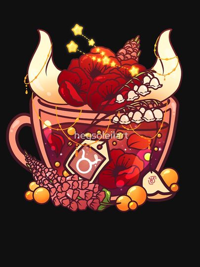 Taurus Zodiac Teacup Lightweight Hoodie