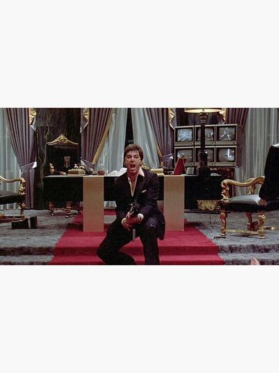 Scarface Little Friend Premium Matte Vertical Poster