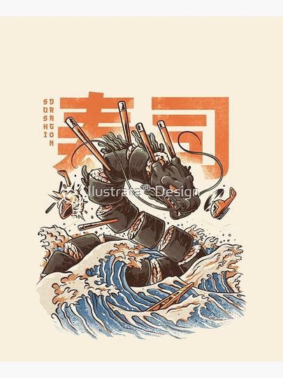Great Sushi Dragon  Apron