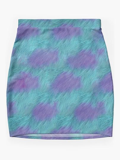 Sully Fur Monsters Inc  Mini Skirt