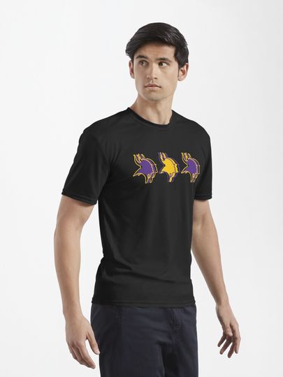 Minnesota Vikings Pattern, White Background Active T-Shirt