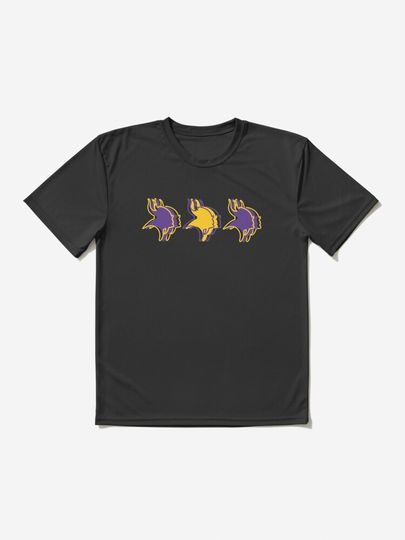 Minnesota Vikings Pattern, White Background Active T-Shirt
