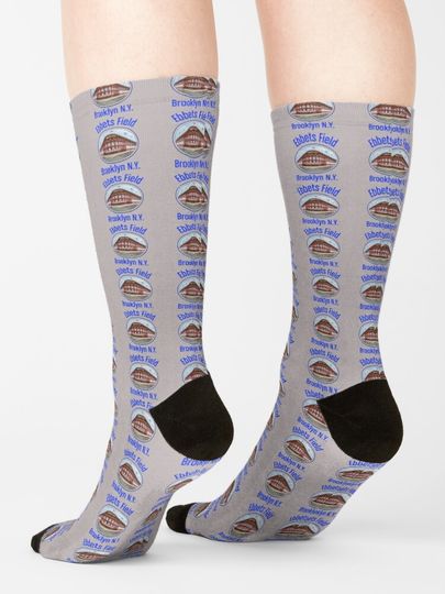 Historic Ebbets Field Brooklyn N.Y. Socks
