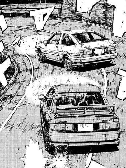 Initial D AE86 Vs EVO iPhone Case