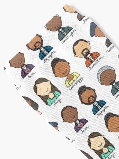 Hamilton Characters Socks