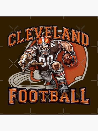 Cleveland Football Pillow