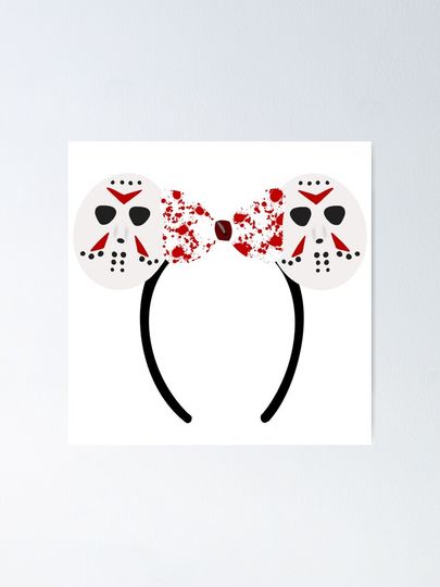 Mickey Jason Disney Halloween Poster