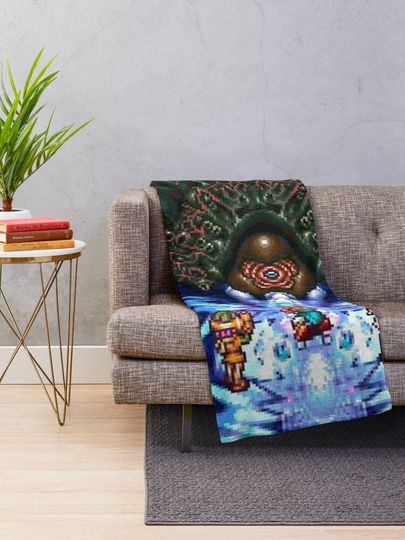 Chrono Trigger Lavos Battle Throw Blanket