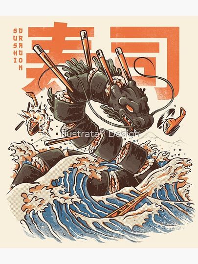 Great Sushi Dragon  Poster