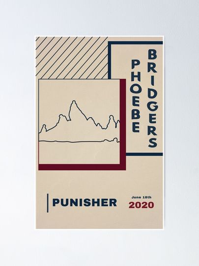 Phoebe Bridgers Punisher  Poster