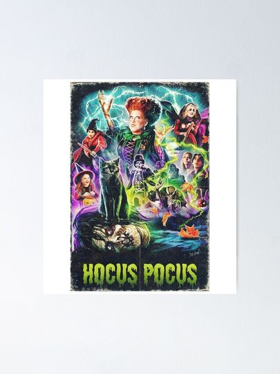 Hocus Pocus Disney Halloween Poster