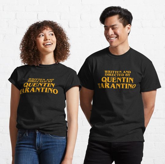 Written and Directed by Quentin Tarantino Orange T-Shirt