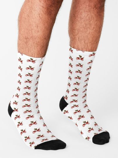 Toad Inspired Silhouette Socks