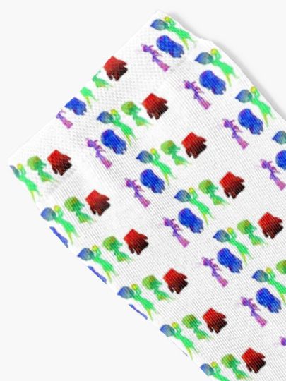 Emotions Inspired Silhouette Socks