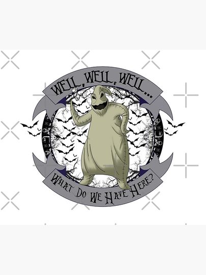 Oogie Boogie Madness - Tim Burton Inspired Art Print Throw Blanket