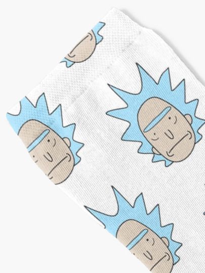 Bad Drawn Rick and Rickandmorty  Socks