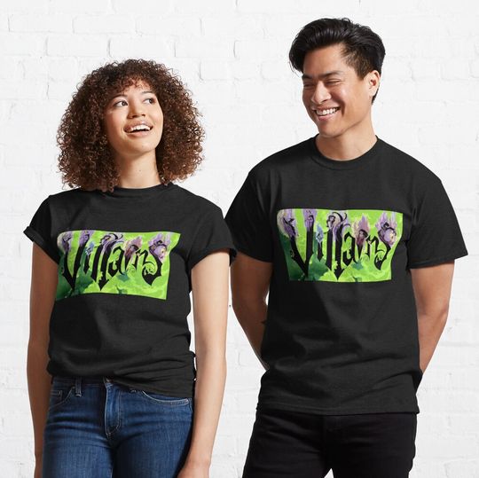 Disney villains Classic T-Shirt, Family Birthday Gift