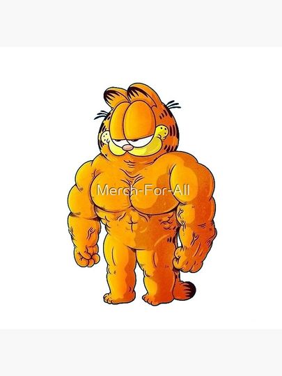 Buff Garfield Clock, Funny Wall Clocks Decor