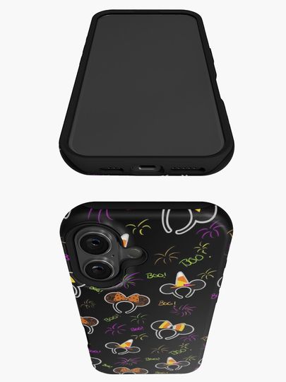 Halloween Mickey Mouse ear pattern iPhone Case