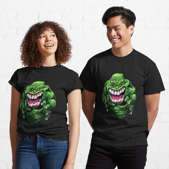 The Green Slimer Ghostbusters T-Shirt